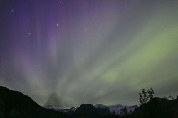 Northern Lights in August Alaska